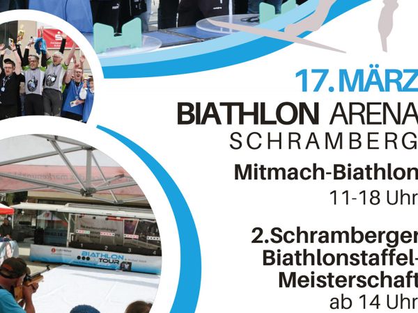 Schramberger Rathausplatz wird zur Biathlon-Arena